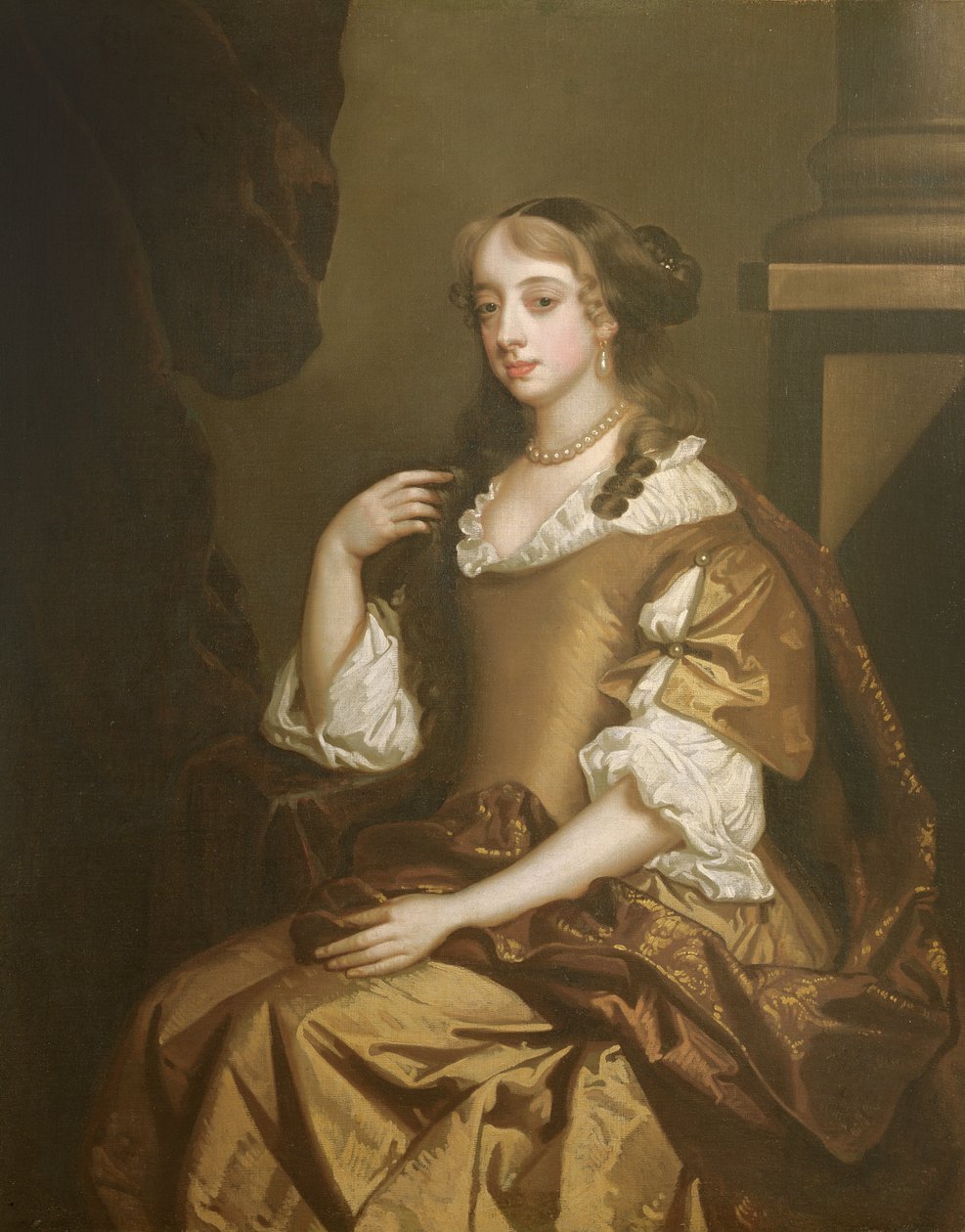 Louise de Penacoet de Kerouaille（1649-1734）朴茨茅斯公爵夫人 作者 彼得·莱利
