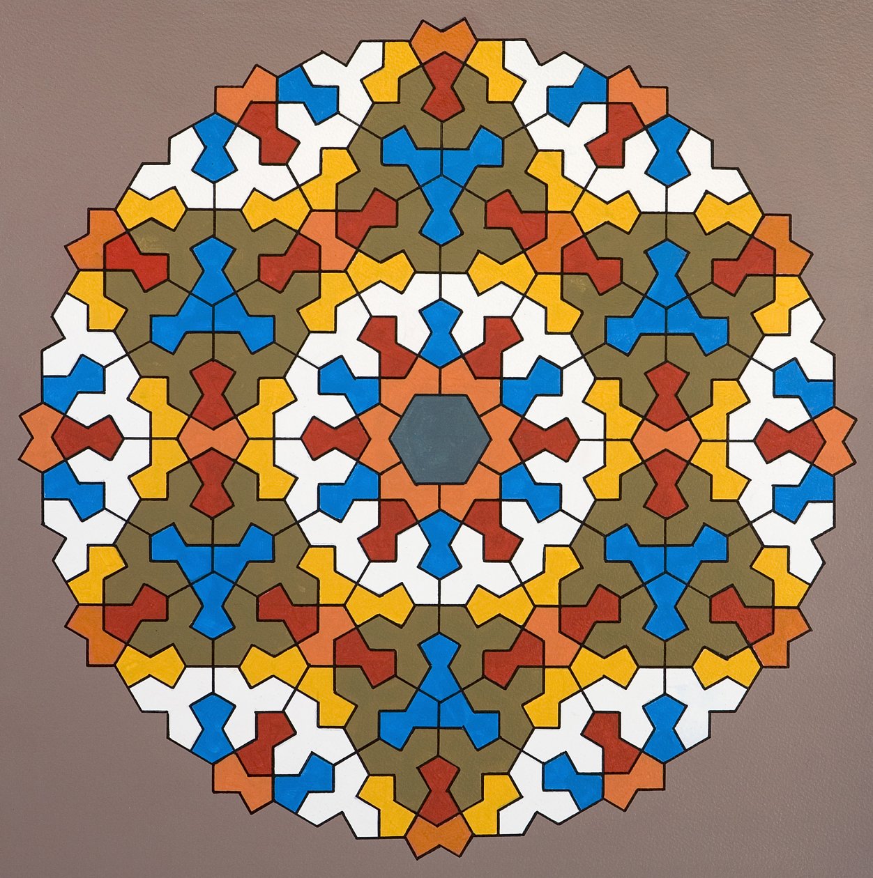 Modular Matrix，2006（纸上丙烯酸） 作者 彼得麦克卢尔
