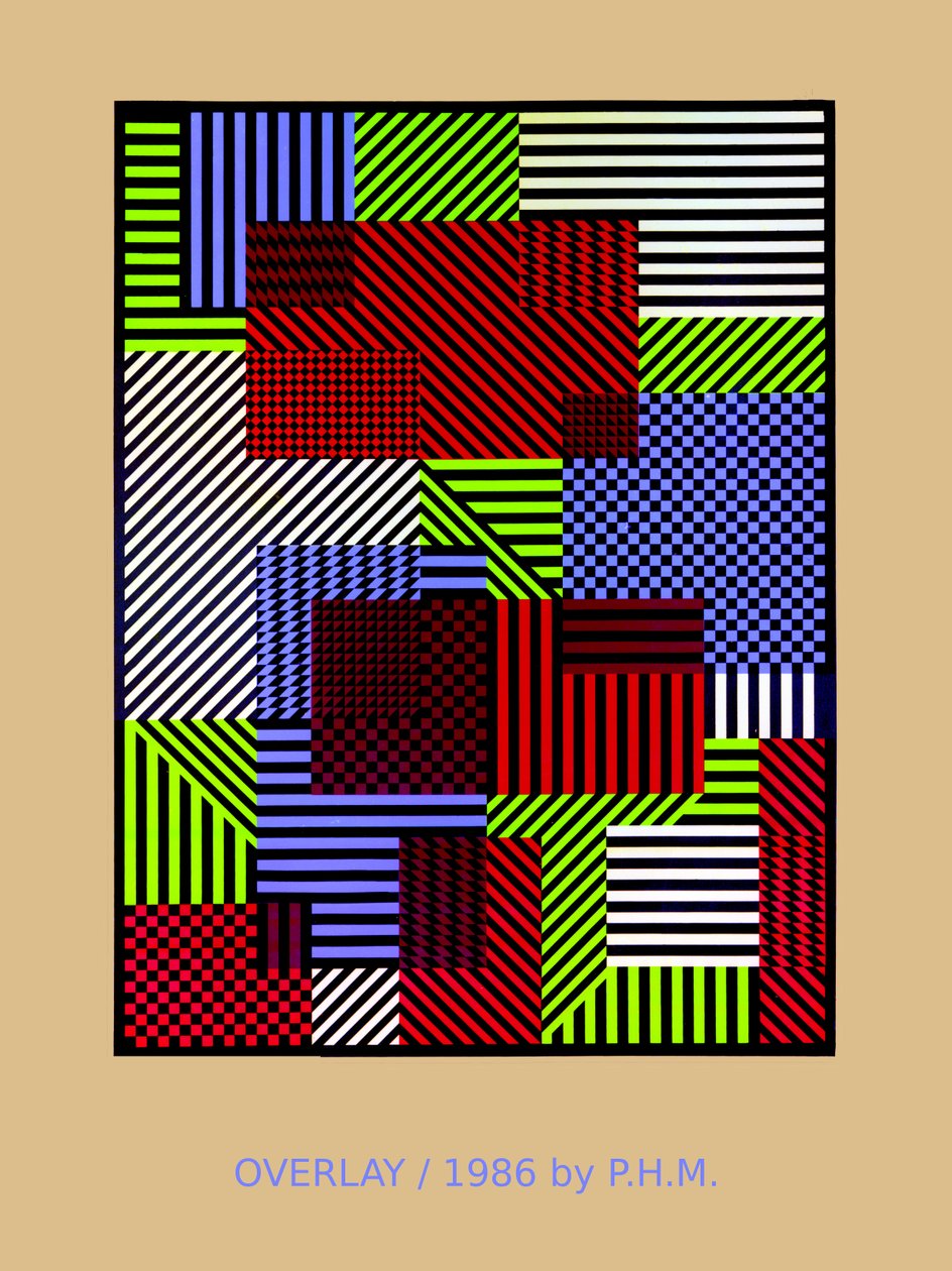 OVERLAY.86，（丝网印刷） 作者 彼得麦克卢尔