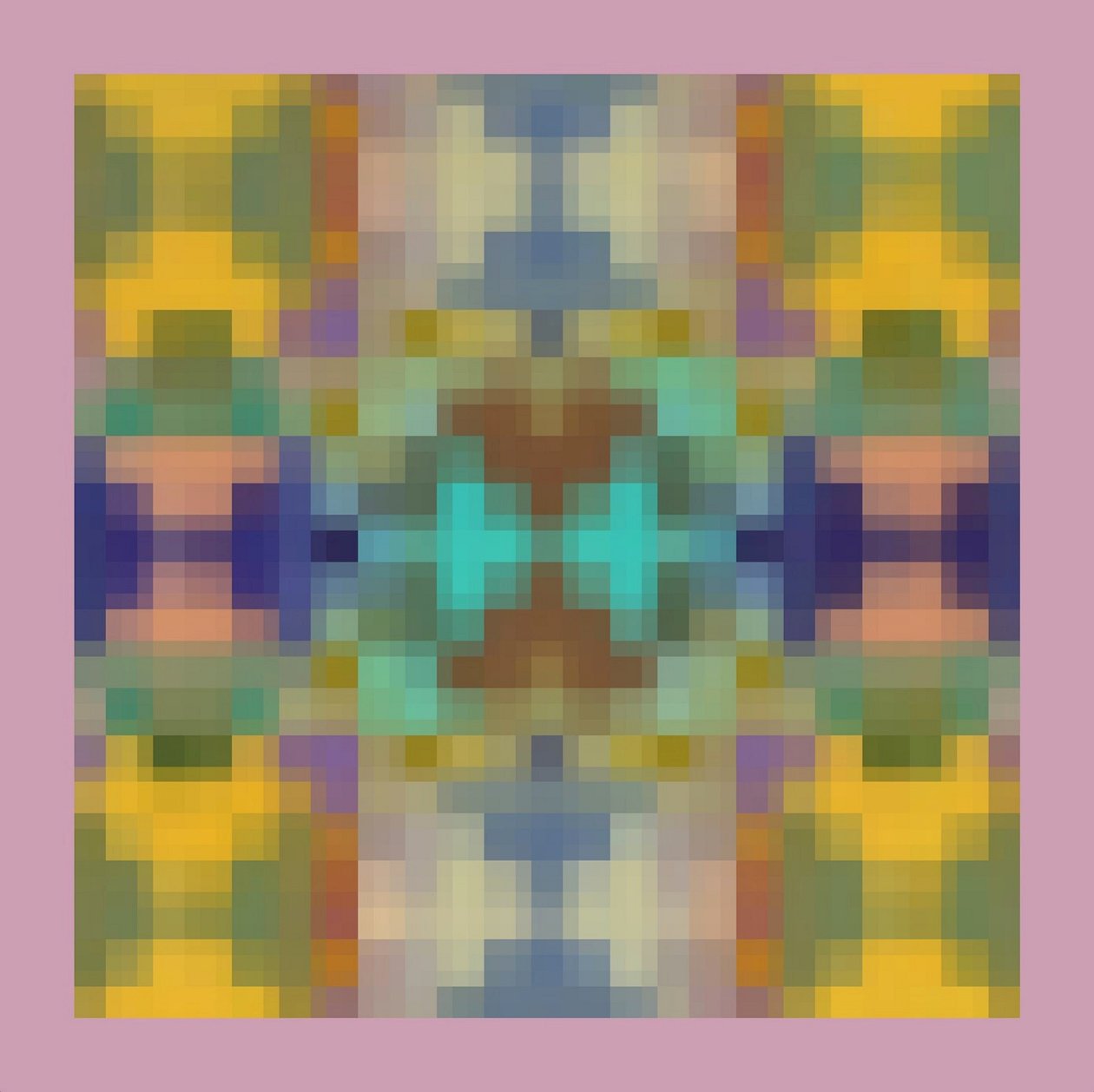 SYMMETRICAL OVERLAY.2014，（数字增强绘画） 作者 彼得麦克卢尔