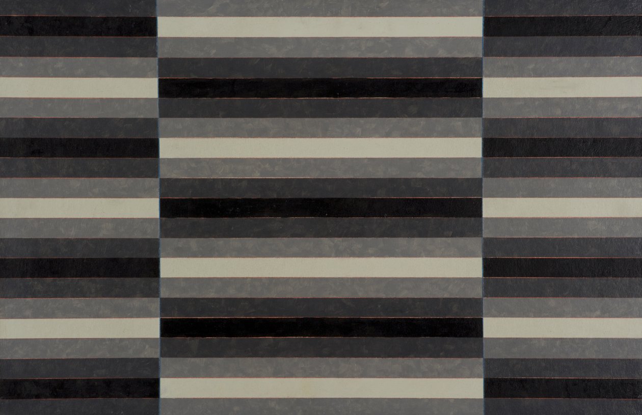 条纹三联画，2003年第4期（丙烯酸板上） 作者 彼得麦克卢尔