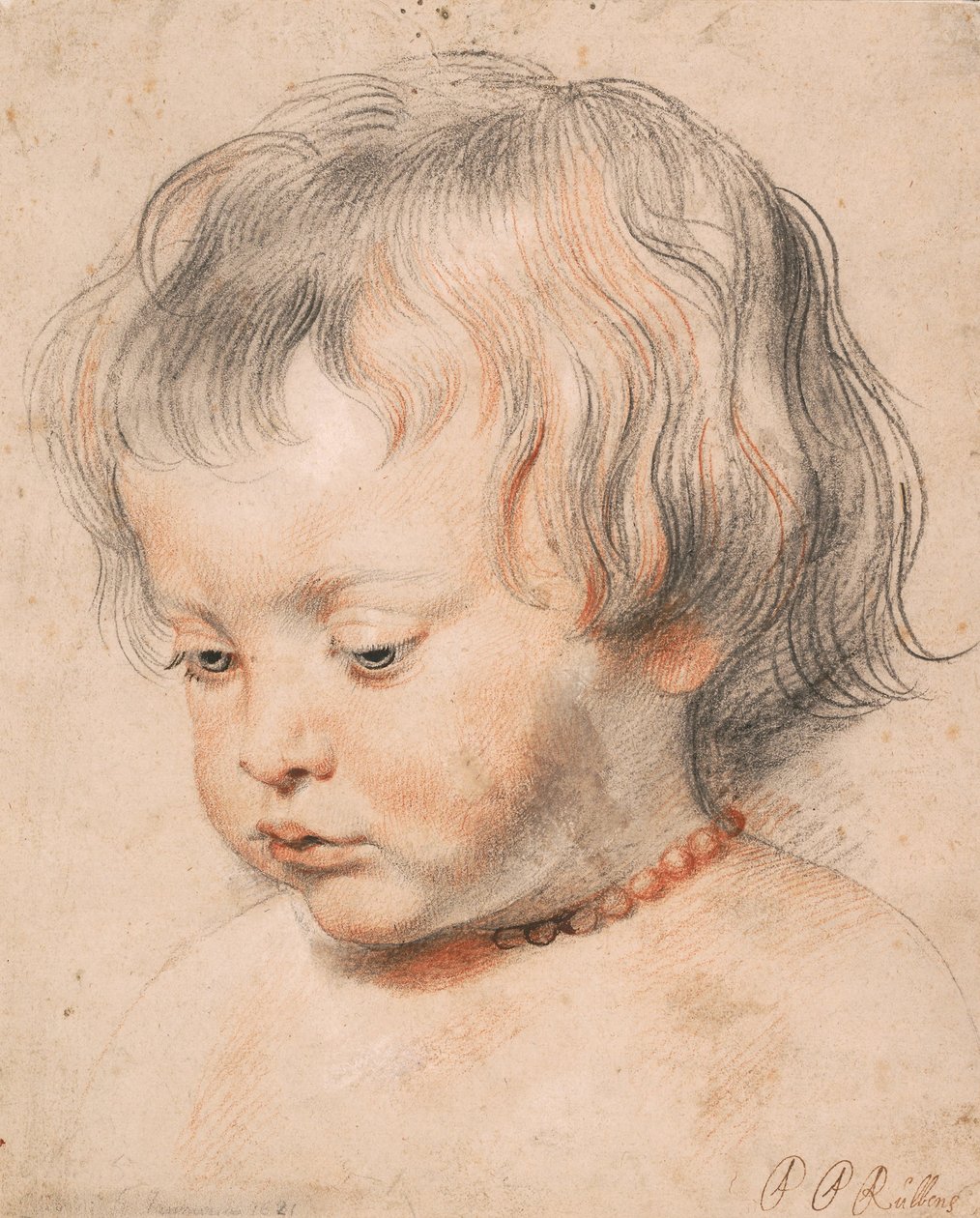 Nicolaas Rubens穿着Coral Neckless，c.1619-20 作者 彼得·保罗·鲁本斯