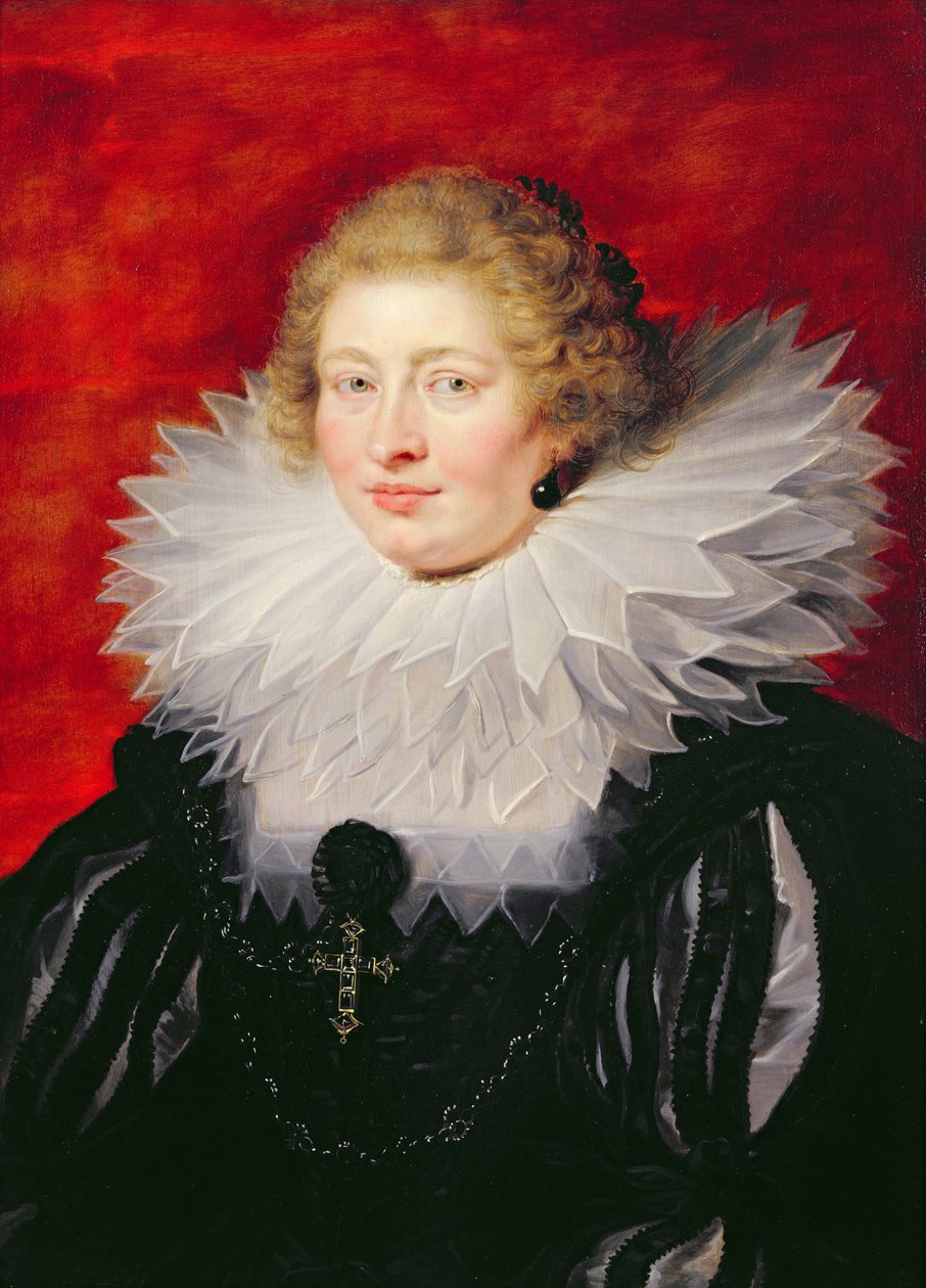 1625年德维克夫人的肖像 作者 彼得·保罗·鲁本斯