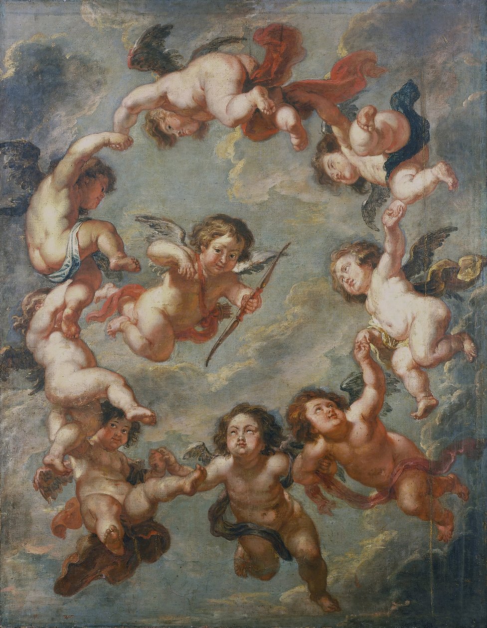 Putti-天花板装饰 作者 彼得·保罗·鲁本斯
