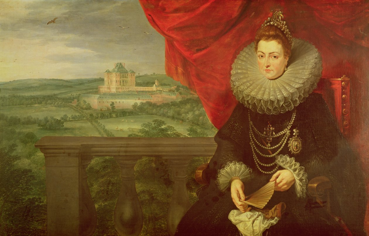 Infanta Isabella Clara Eugenia（1566-1633）（对197174） 作者 彼得·保罗·鲁本斯