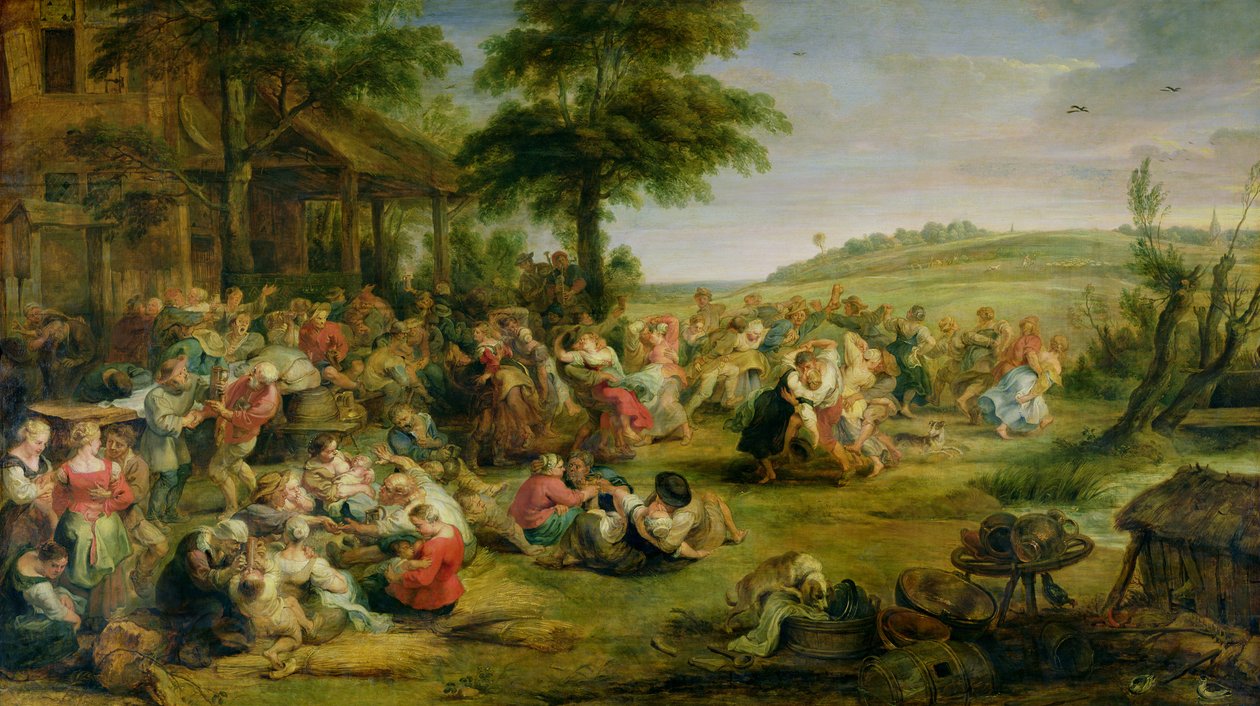 Kermesse，c.1635-38 作者 彼得·保罗·鲁本斯