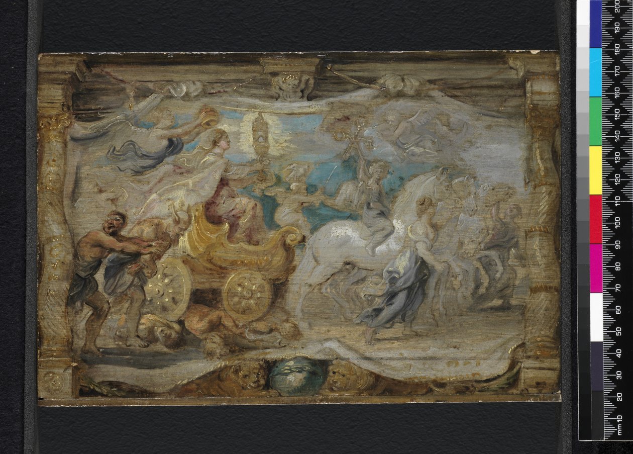 圣体圣事的战胜了圣体圣事Triumphans的无知和盲目教堂，c.1625-26 作者 彼得·保罗·鲁本斯