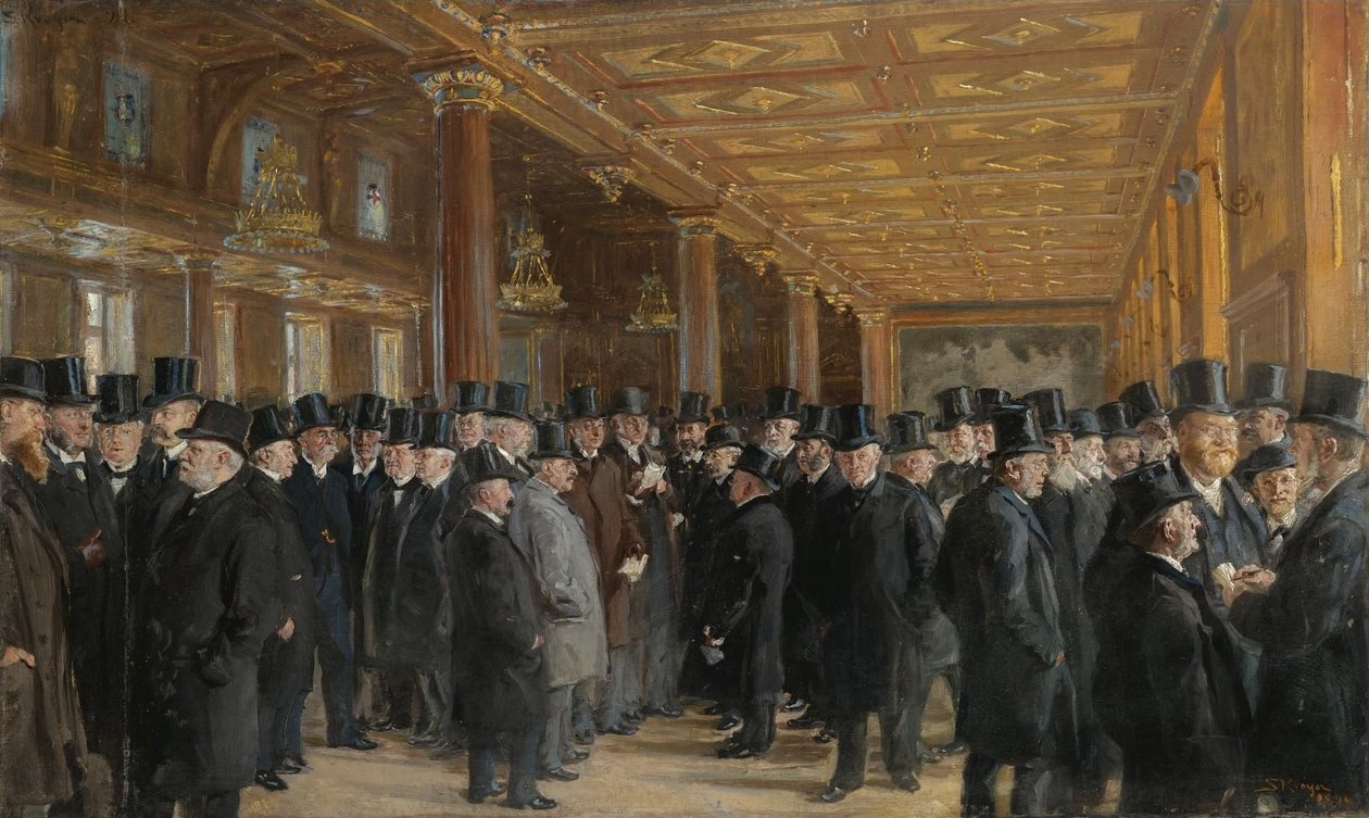 从哥本哈根港口的草图 作者 Peder Severin Krøyer