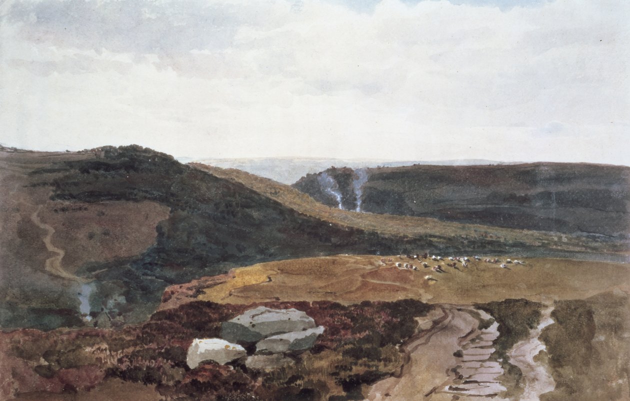 Yorkshire Fells，1840（铅笔和厕所） 作者 彼得·德温特