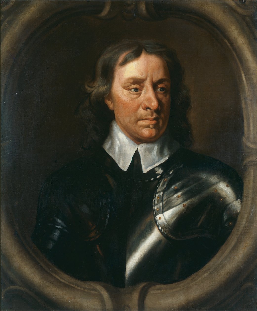 奥利弗·克伦威尔（Oliver Cromwell），c.1653-55（布面油画） 作者 彼得（Lely工作室）