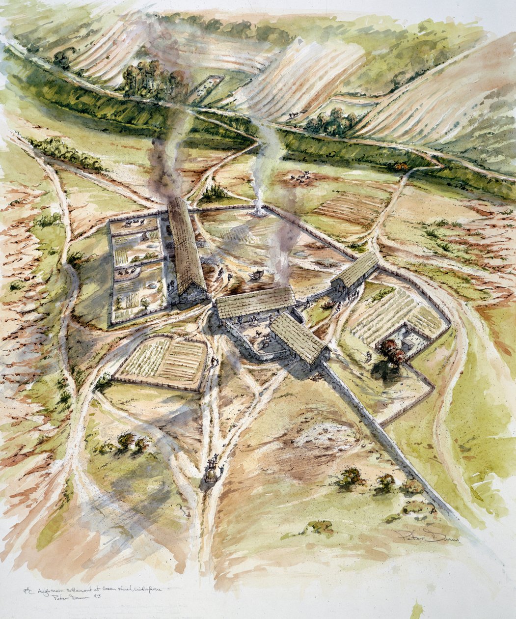 Greenshiel, Lindisfarne, Holy Island, Northumberland, 9世纪 1993-2005年 作者 彼得·邓恩