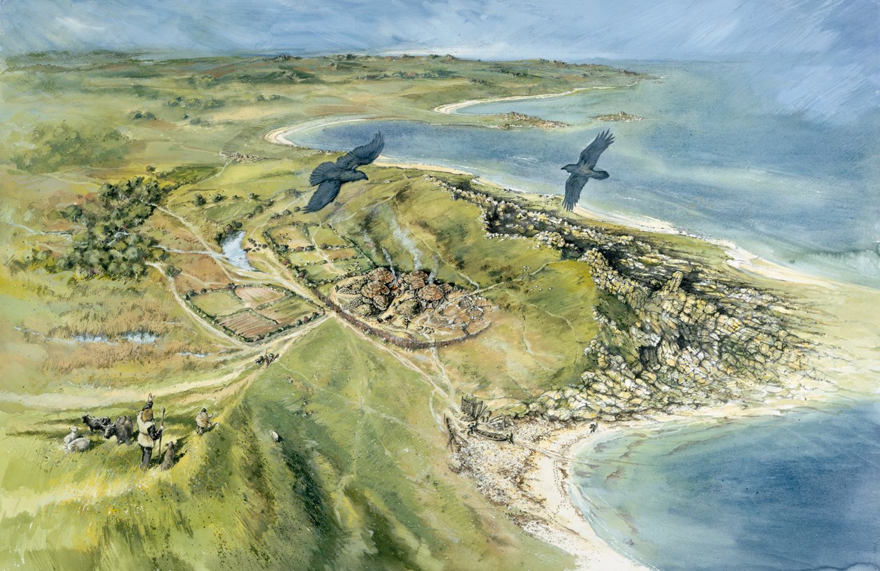 诺诺尔，斯基利岛，500BC，c1990-2010 作者 彼得·邓恩