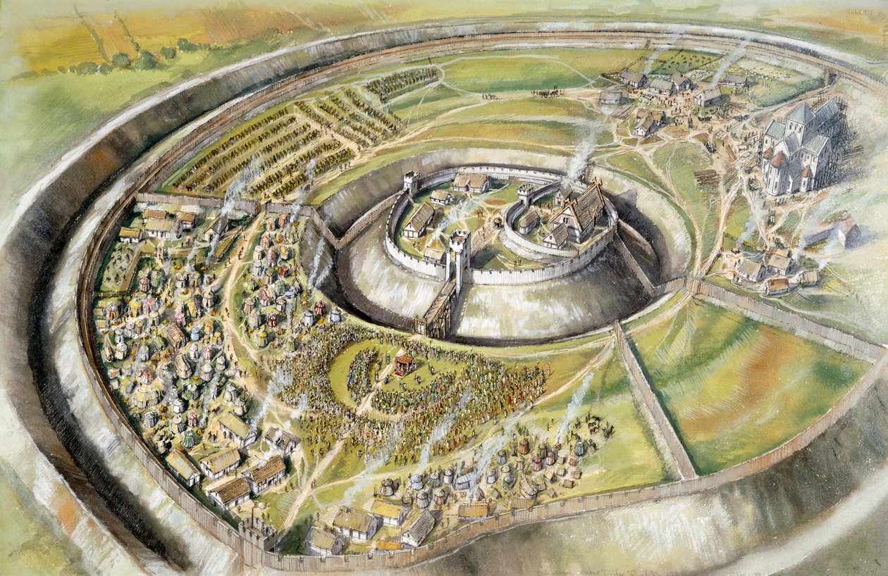 Old Sarum, 1086, c1990-2010 作者 彼得·邓恩
