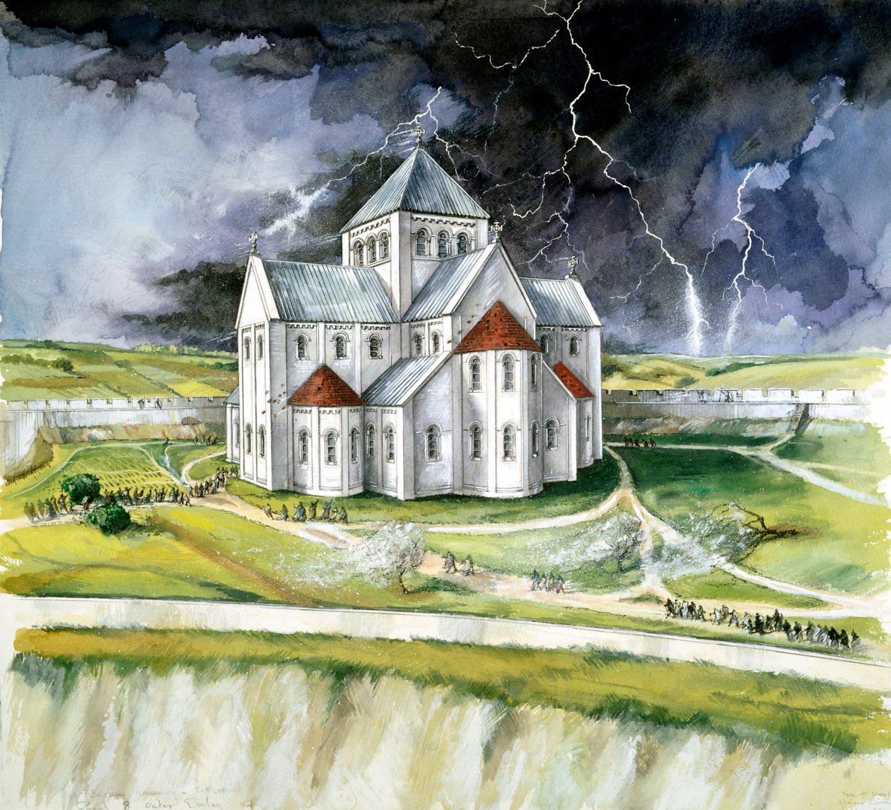 Old Sarum, 1092, c1990-2010 作者 彼得·邓恩