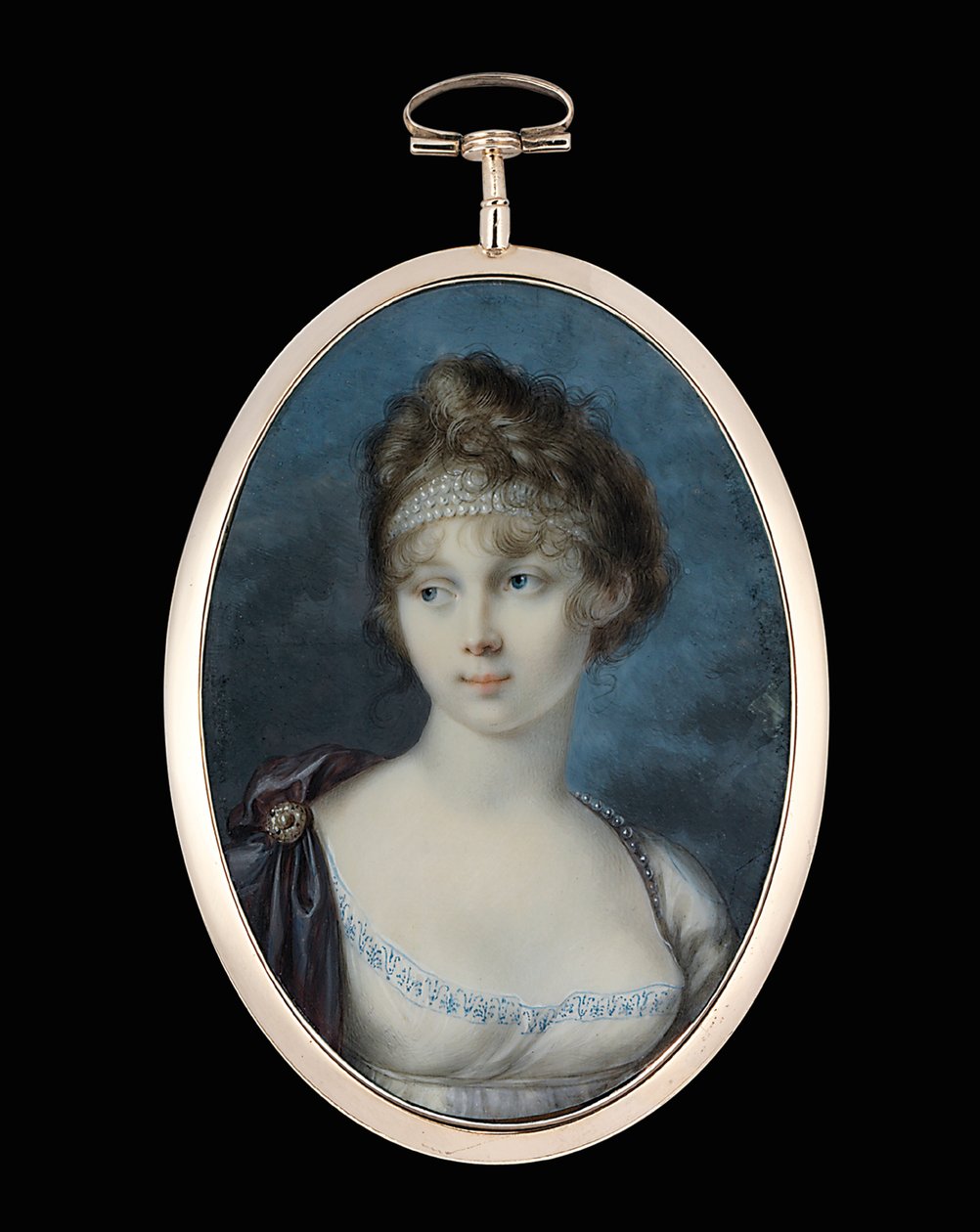 Zinaida Alexandrovna Belosel公主“ skaia-Belozerskaya，1808年 作者 彼得·爱德华·斯特罗林