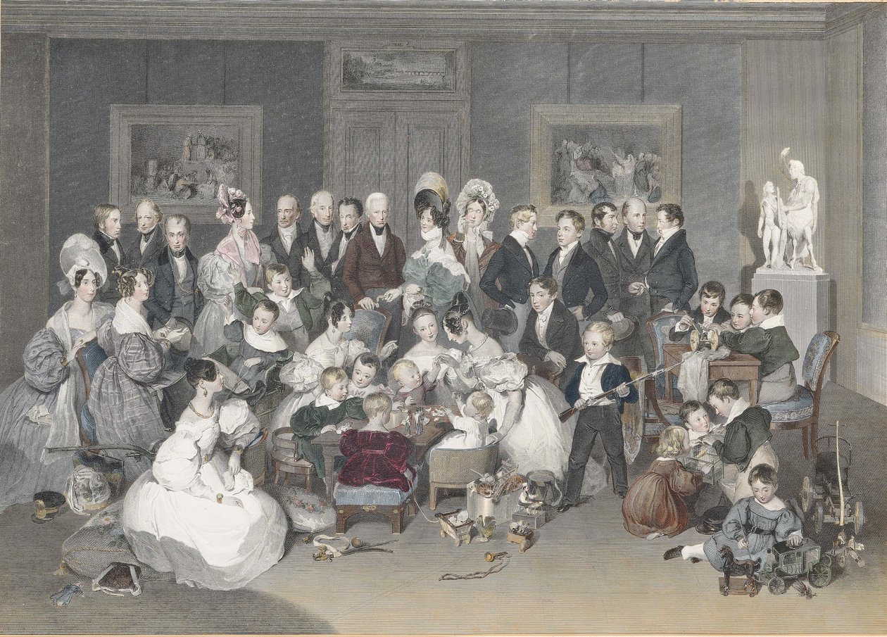 1834年的奥地利皇室，1834年的奥地利皇室。 作者 彼得·芬迪