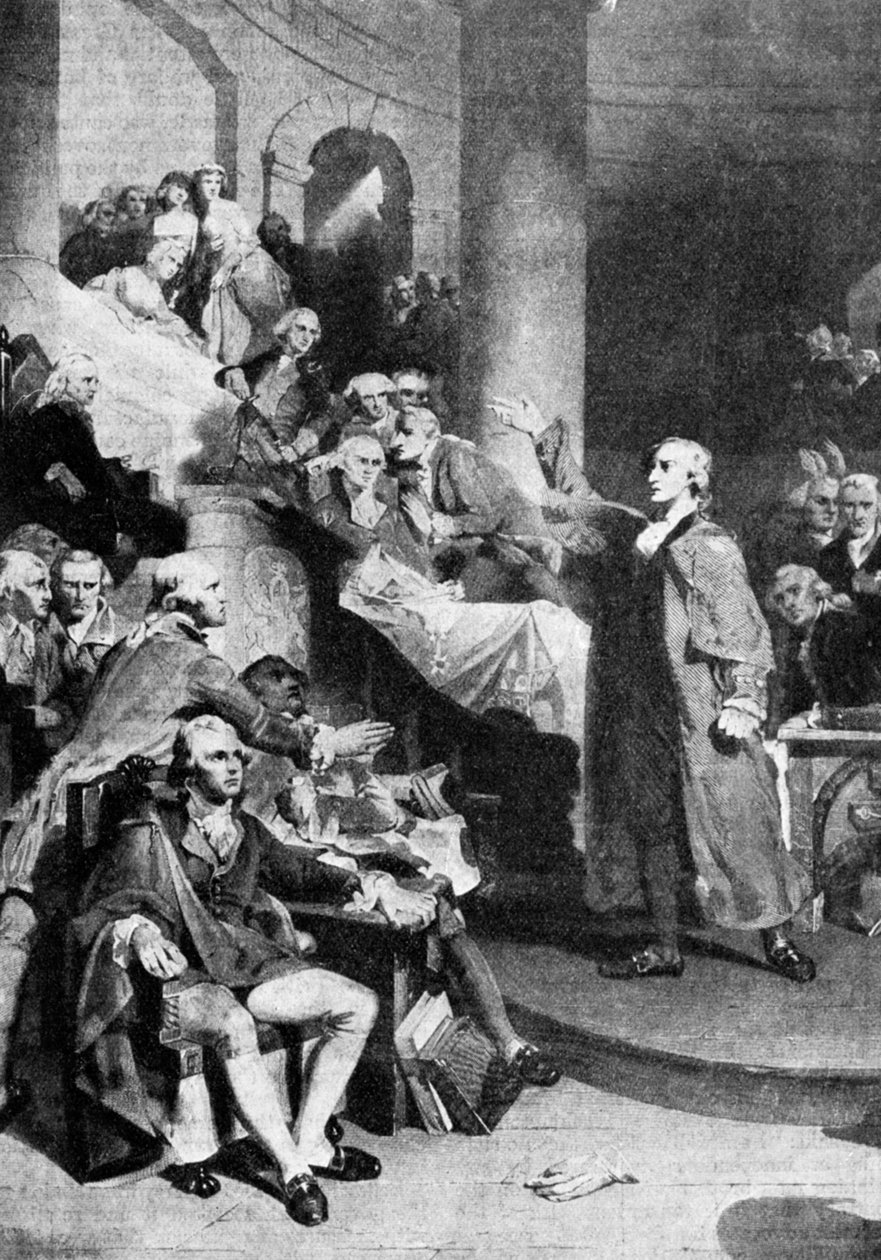 帕特里克·亨利（Patrick Henry）1736-1799，美国革命家，1775年1935年。 作者 彼得·弗雷德里克·罗瑟梅尔