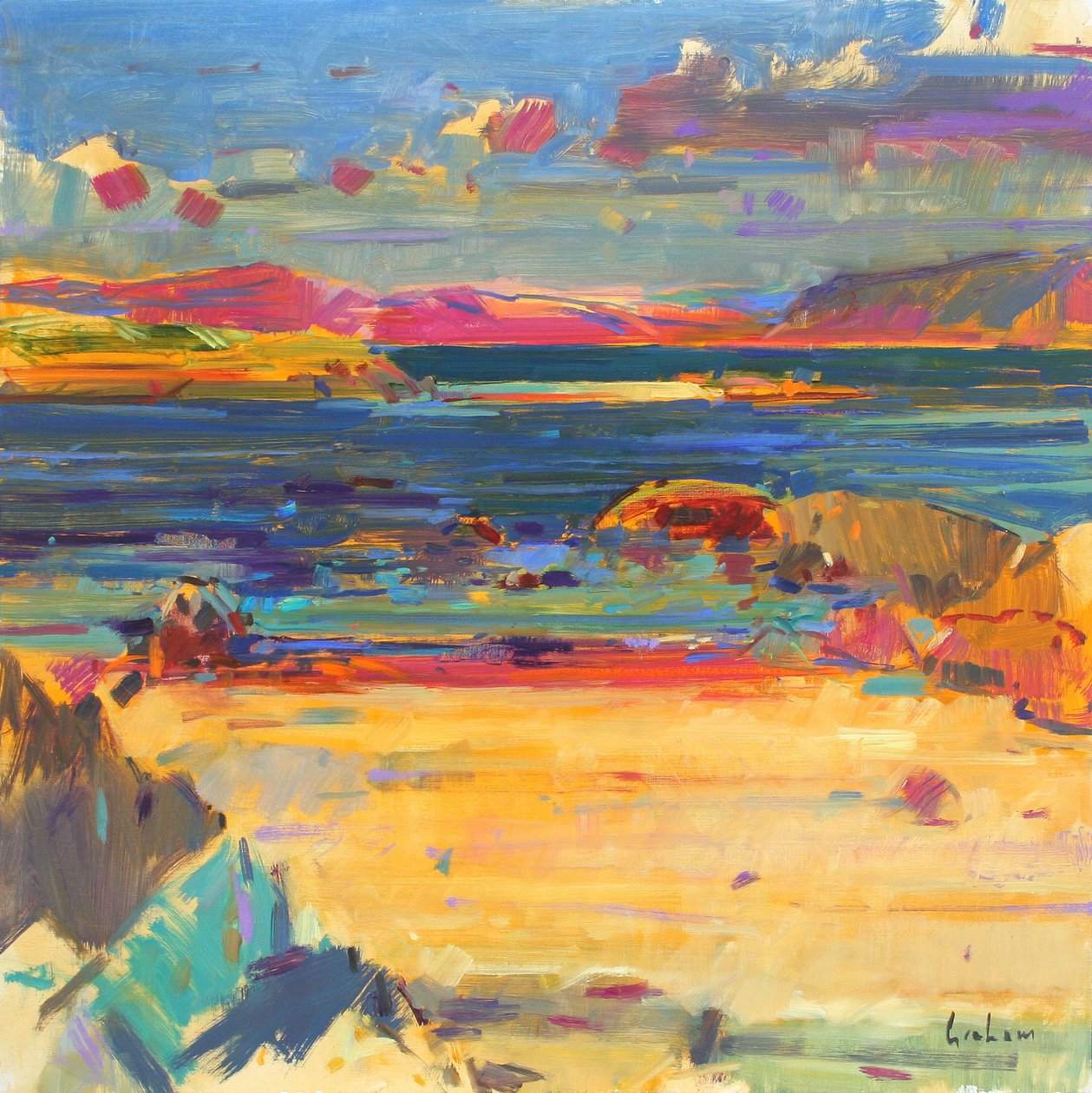 Iona到Mull，2012 作者 彼得格雷厄姆（当代）
