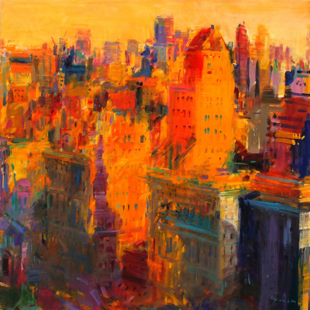 曼哈顿，2011年 作者 彼得格雷厄姆（当代）