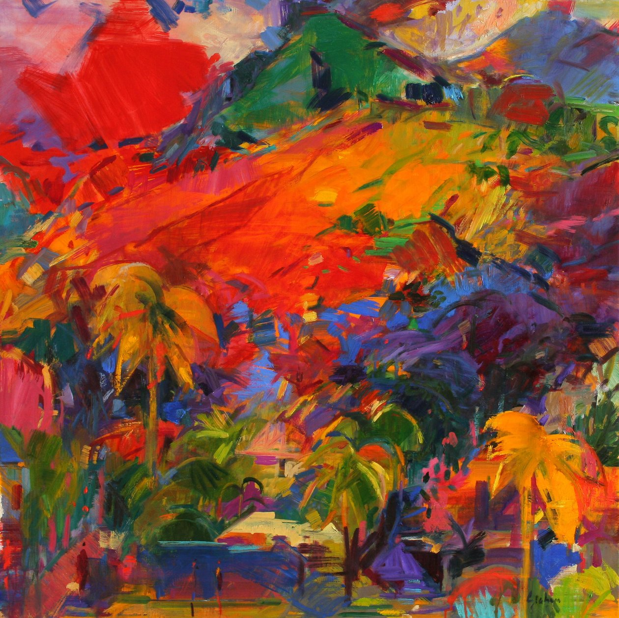 波利尼西亚风景，2011年 作者 彼得格雷厄姆（当代）