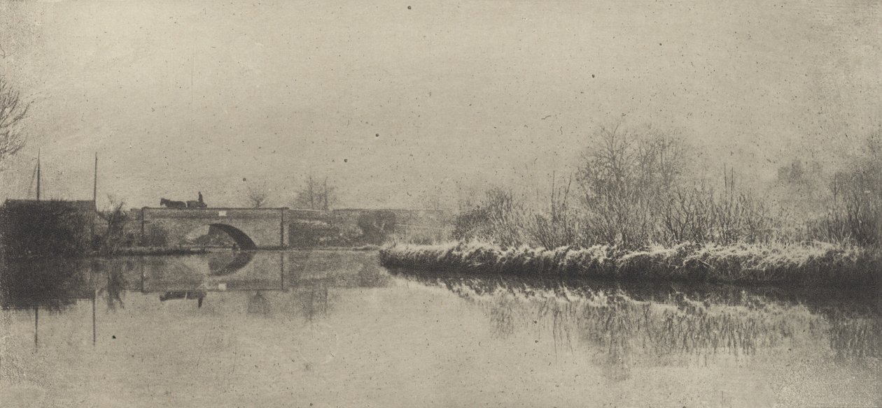 科尔蒂沙尔的霜降之晨》，1890-1891年，1893年印刷。 作者 彼得·亨利·爱默生