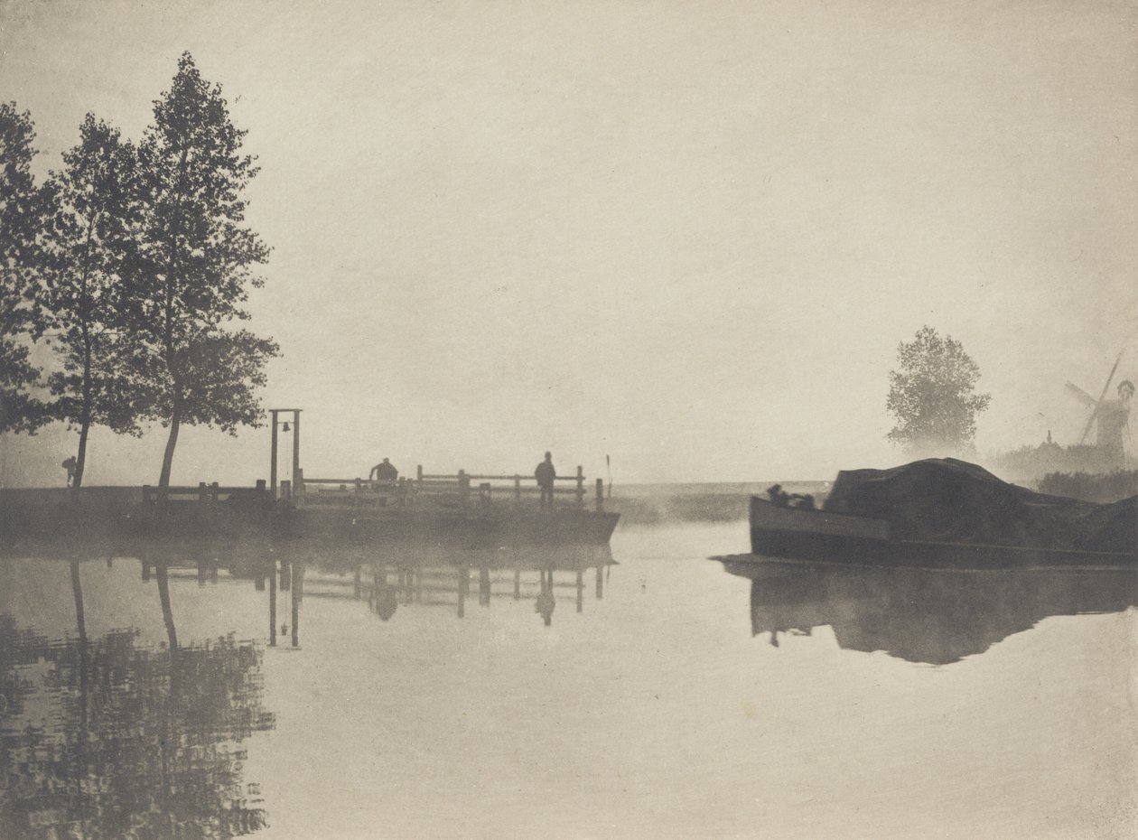 伯金汉渡口，1890-1891 年，1893 年印刷（照片） 作者 彼得·亨利·爱默生