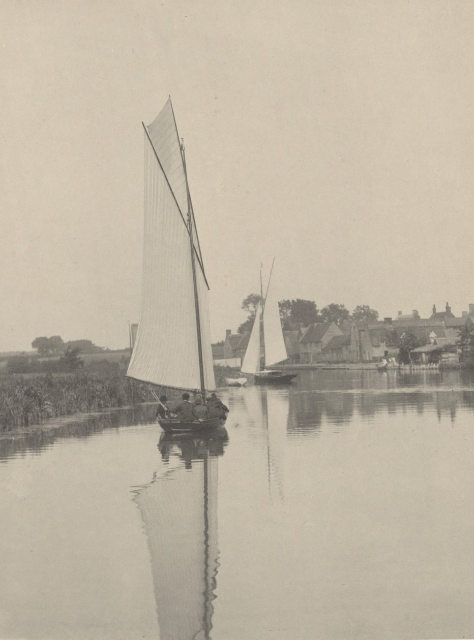 霍宁村，1886年。 作者 彼得·亨利·爱默生