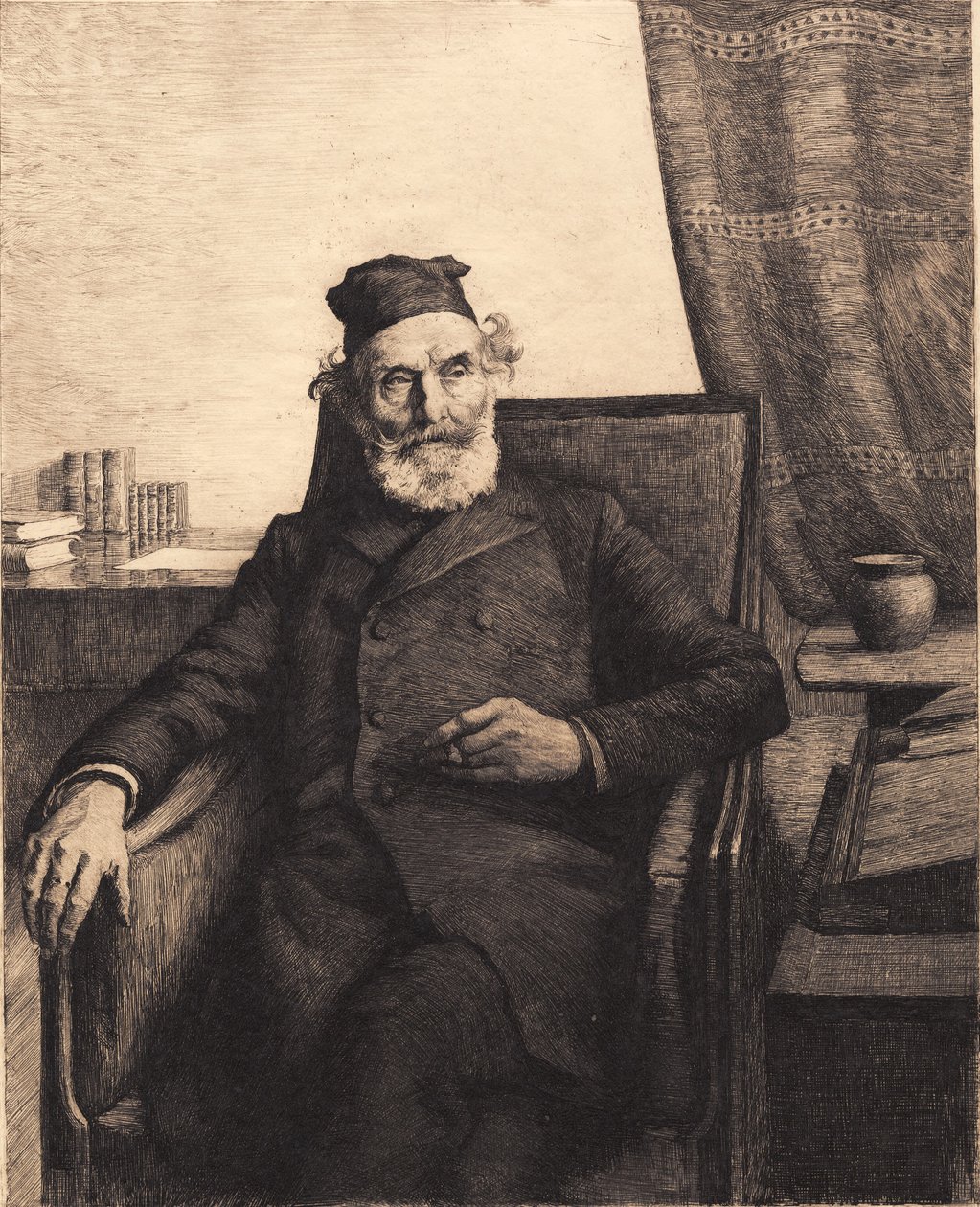 艺术家的父亲延斯-彼得-伊尔斯泰德（Jens Peter Ilsted 作者 彼得·威廉·伊尔斯特德