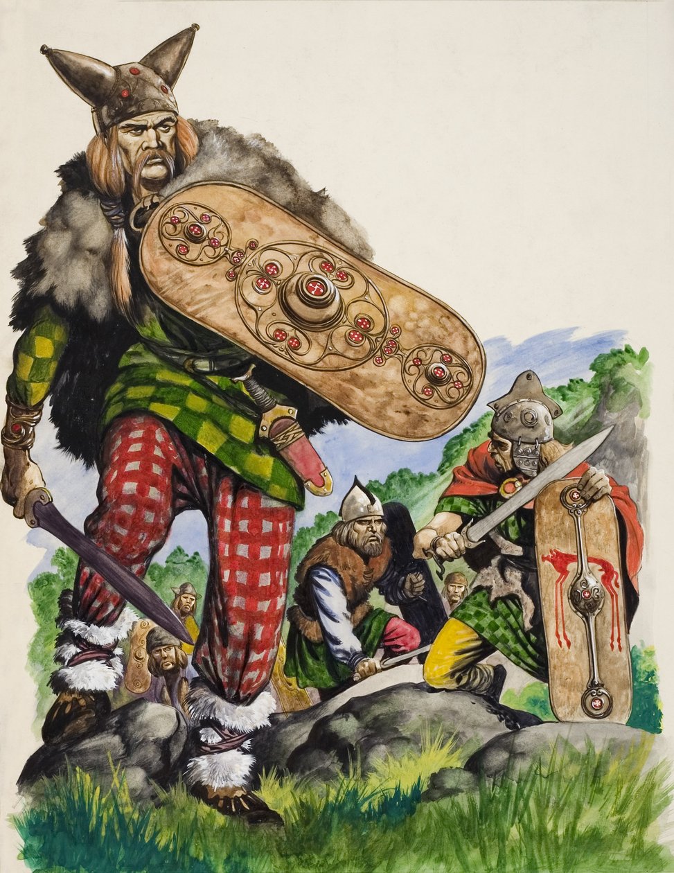 凯尔特勇士（纸上水粉画） 作者 彼得·杰克逊