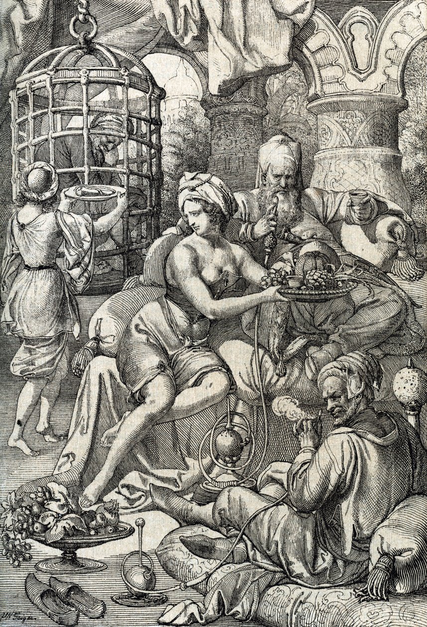 苏丹巴耶济德一世（或巴雅泽特 作者 Peter Johann Nepomuck Geiger