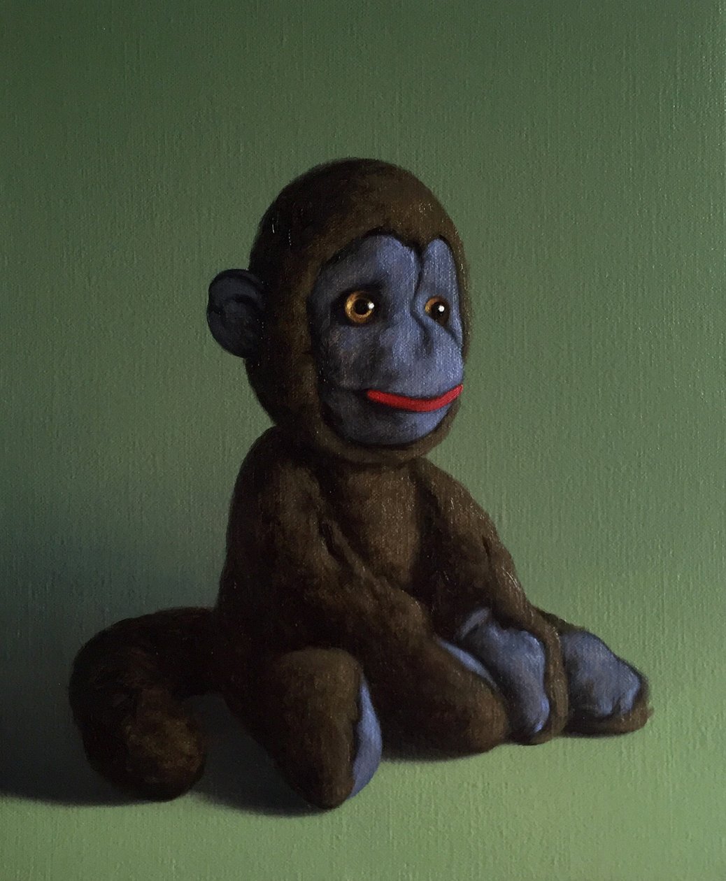 Brown Monkey on Green, 2016 作者 彼得·琼斯