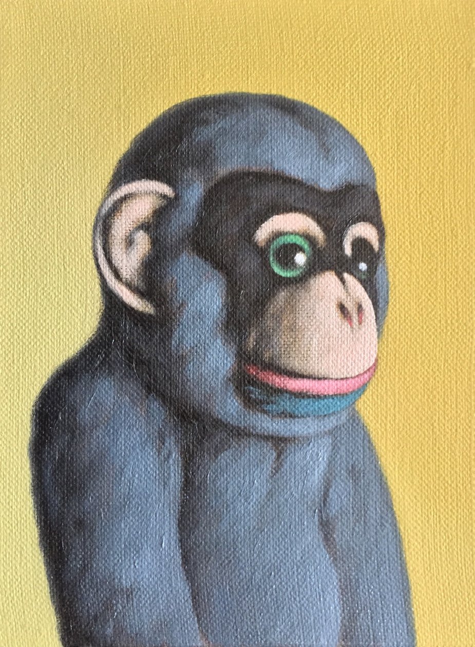 Mauve Monkey on Yellow, 2006 作者 彼得·琼斯