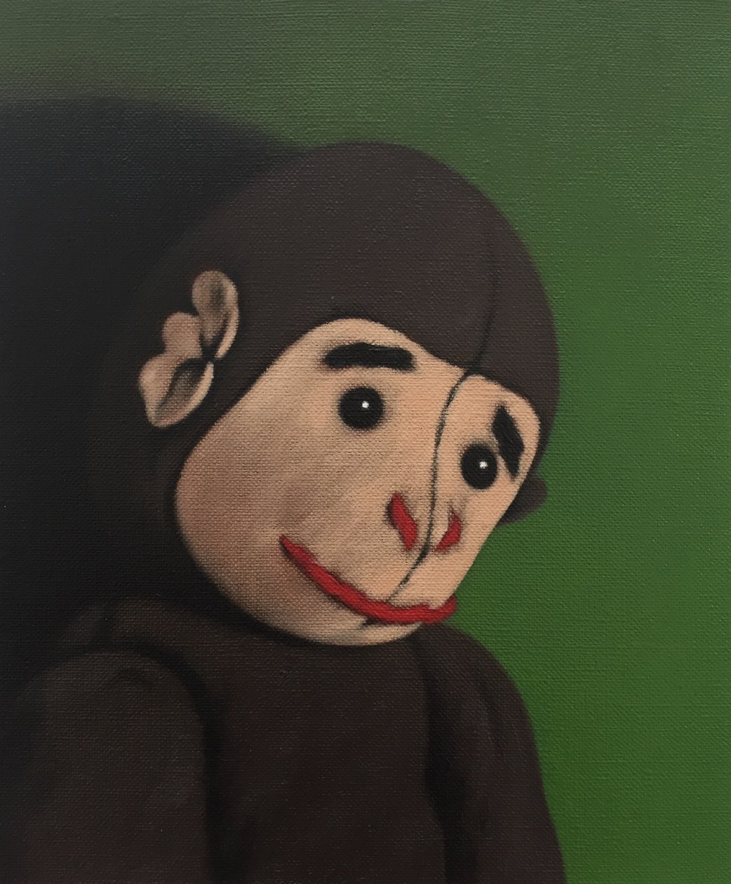 Monkey Portrait on Green, 2005 作者 彼得·琼斯