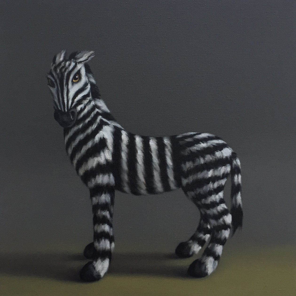 Zebra - After Stubbs, 2018 作者 彼得·琼斯