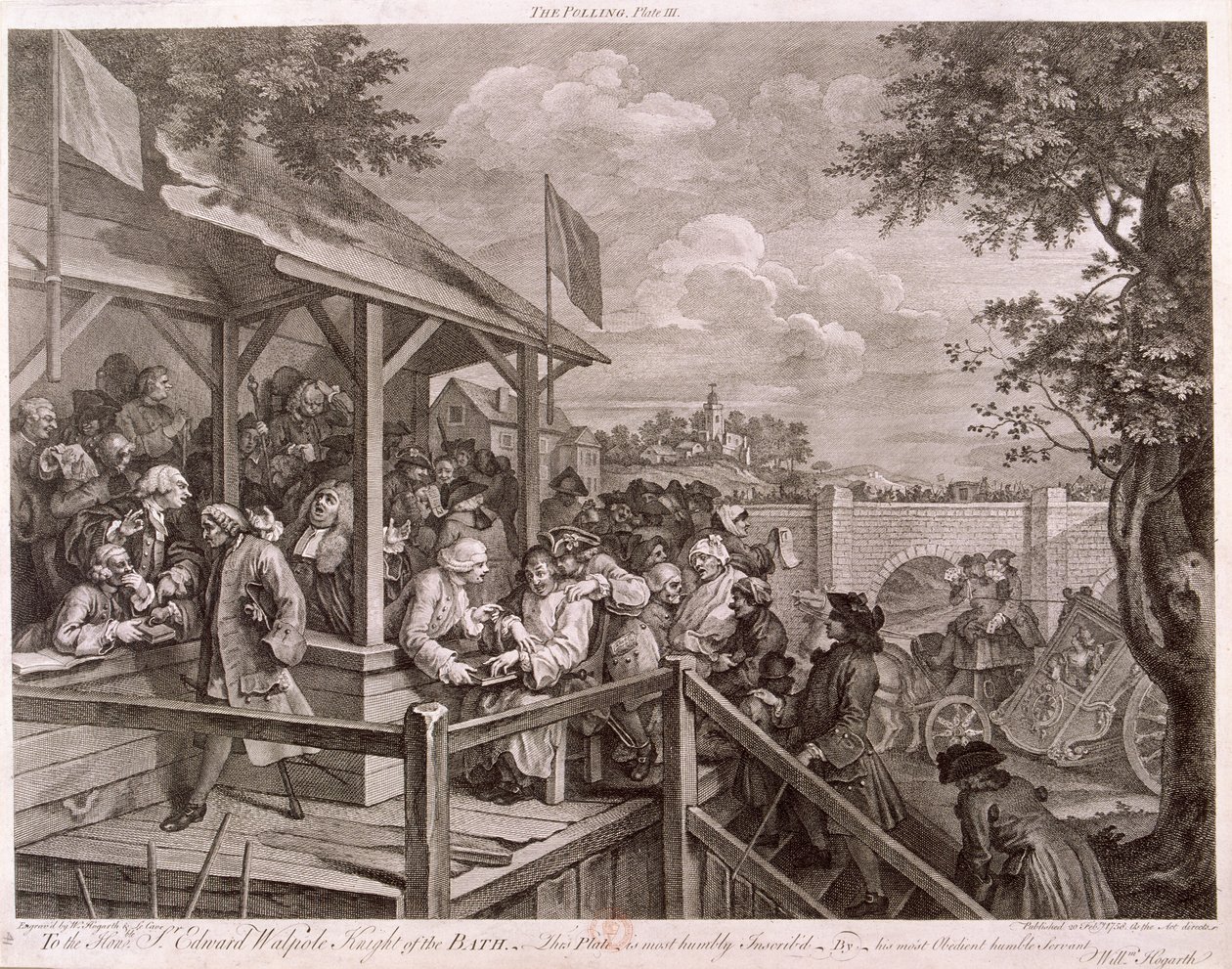 投票》，1758年 作者 彼得拉洞穴