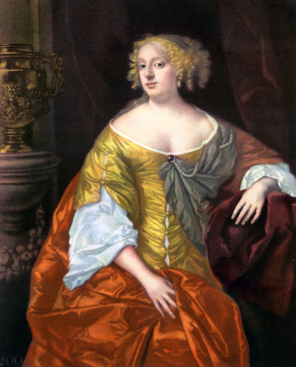 萨瑟兰伯爵夫人安妮·迪格比（Anne Digby），约1660年代。 作者 彼得·莱利