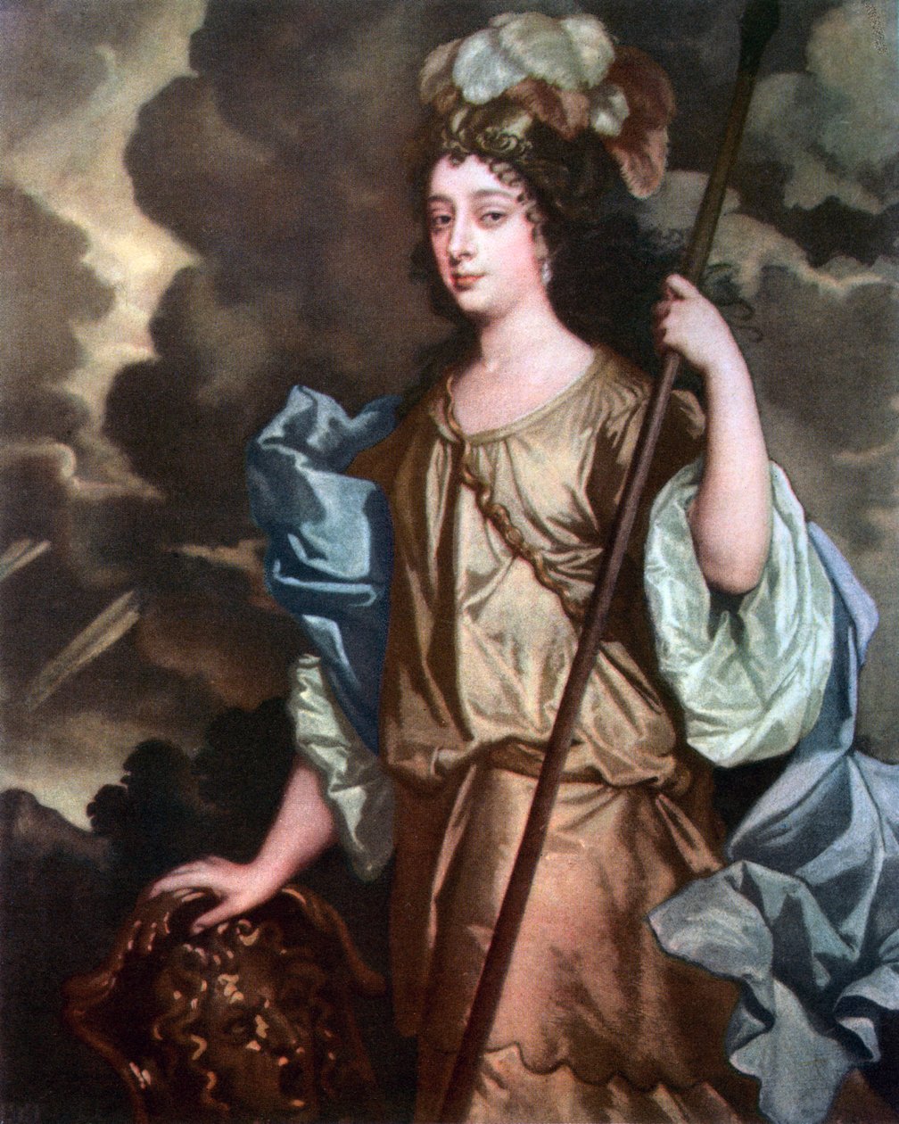 芭芭拉·维利尔斯（Barbara Villiers），克利夫兰公爵夫人，卡斯尔梅因伯爵夫人，约1660年代。 作者 彼得·莱利