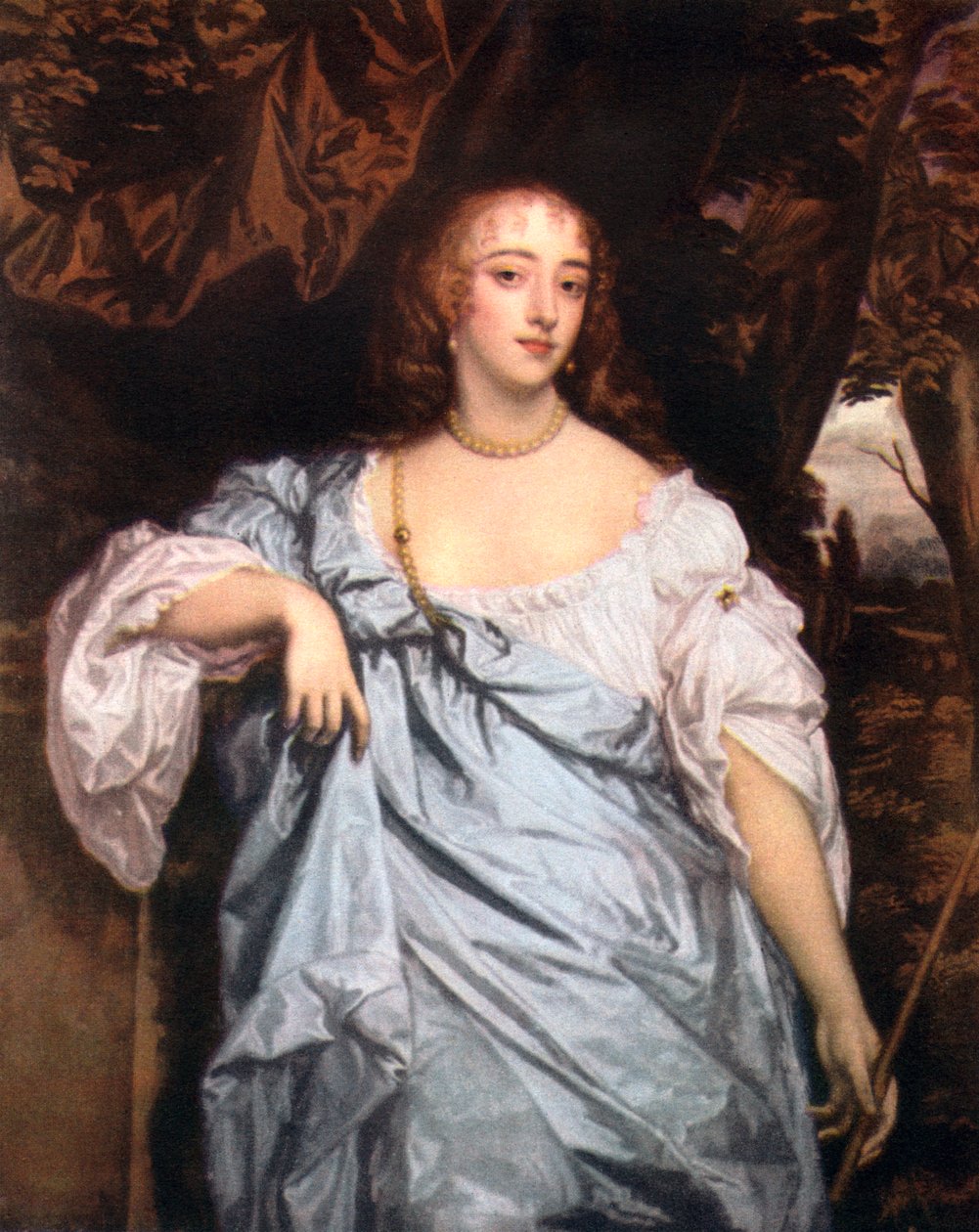 伊丽莎白·巴格特（Elizabeth Bagot），法尔茅斯伯爵夫人，大约1670年代。 作者 彼得·莱利