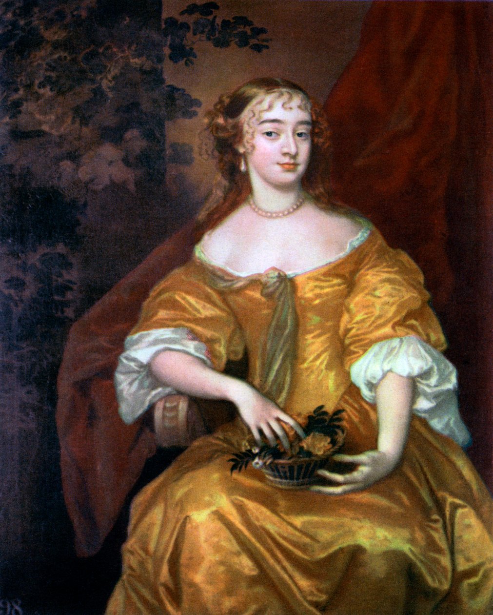 玛格丽特·布鲁克（Margaret Brooke），丹纳姆夫人（Denham），约1660年代。 作者 彼得·莱利