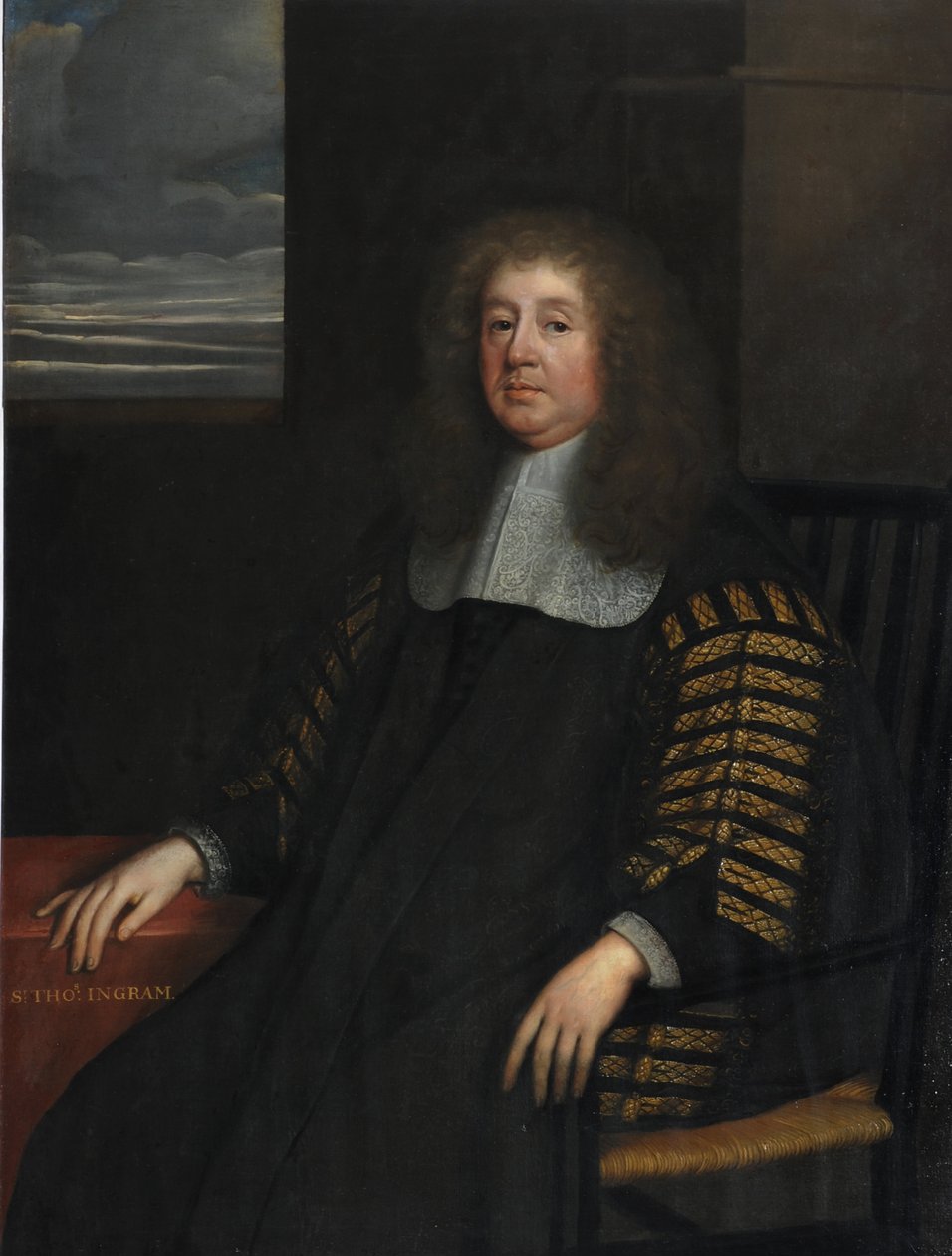 兰开斯特公国大臣托马斯·英格拉姆爵士（布面油画） 作者 彼得·莱利