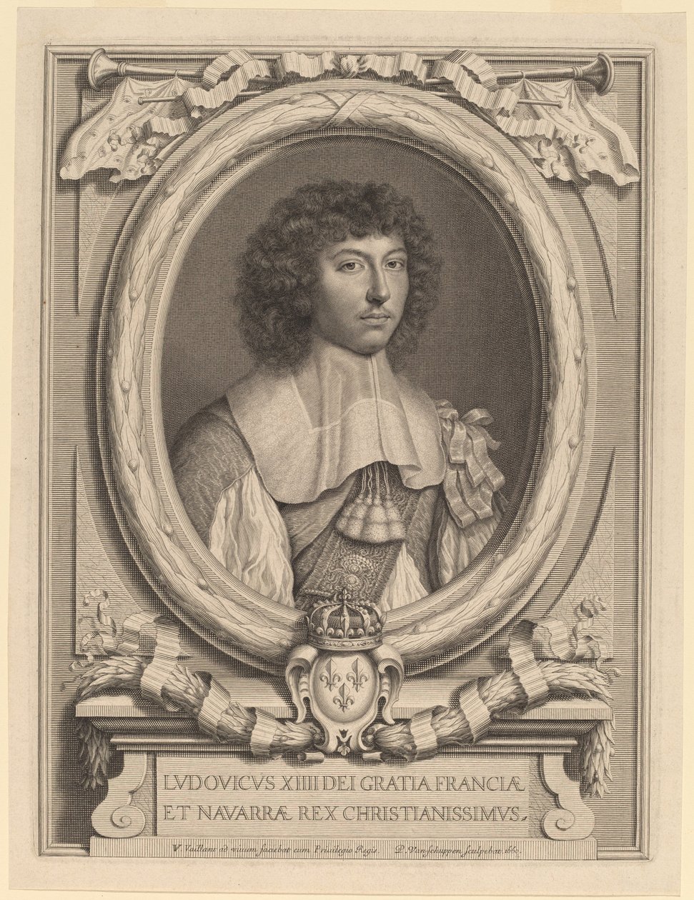 路易十四 作者 在 Wallerant Vaillant 之后的 Peter Ludwig van Schuppen