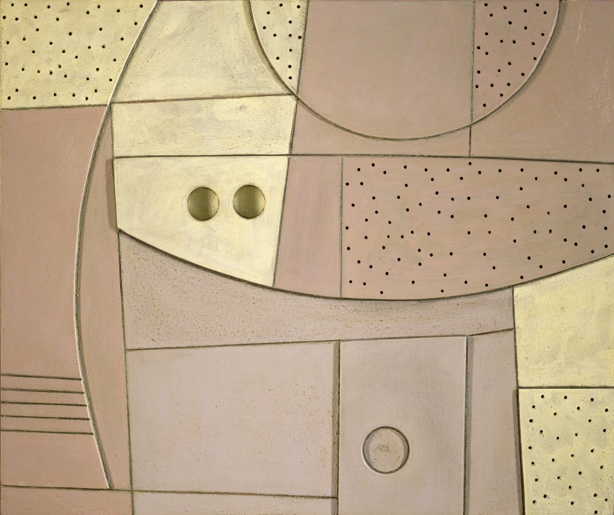 冷冻紫雾，1998年（木材丙烯酸） 作者 彼得麦克卢尔