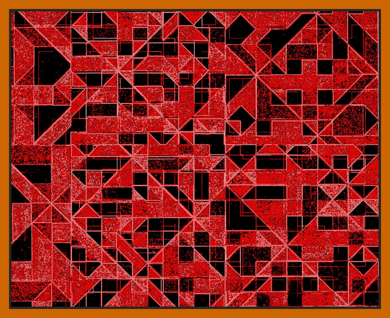 2013年的灵魂窗口，数字增强绘画 作者 彼得麦克卢尔