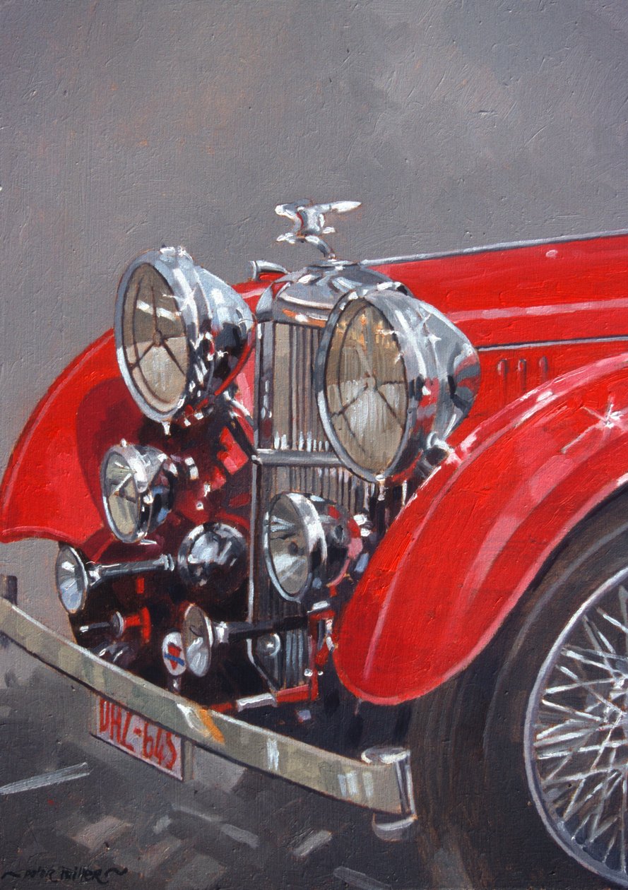 Red Sp.25 Alvis（布面油画） 作者 彼得·米勒