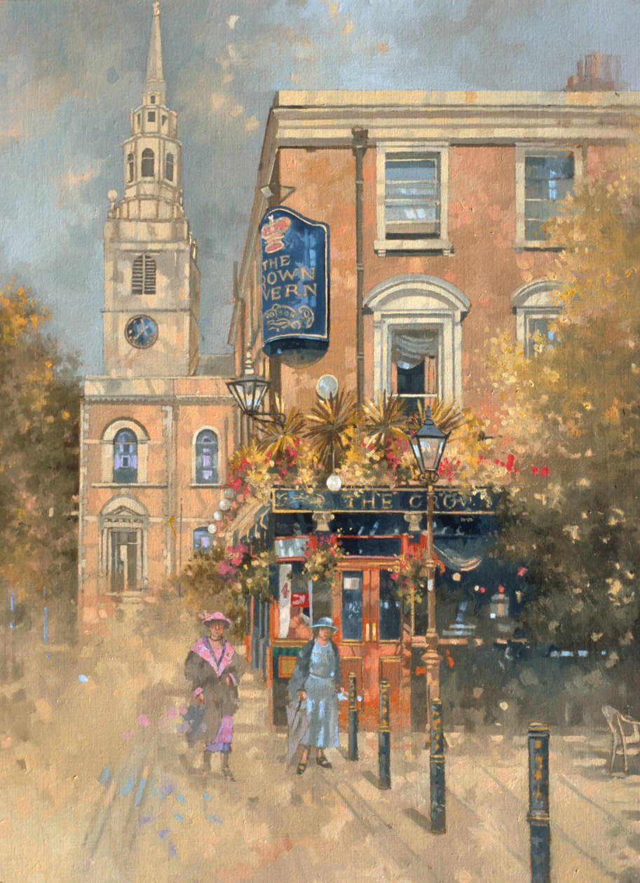 The Crown Tavern-Clerkenwell（布面油画） 作者 彼得·米勒
