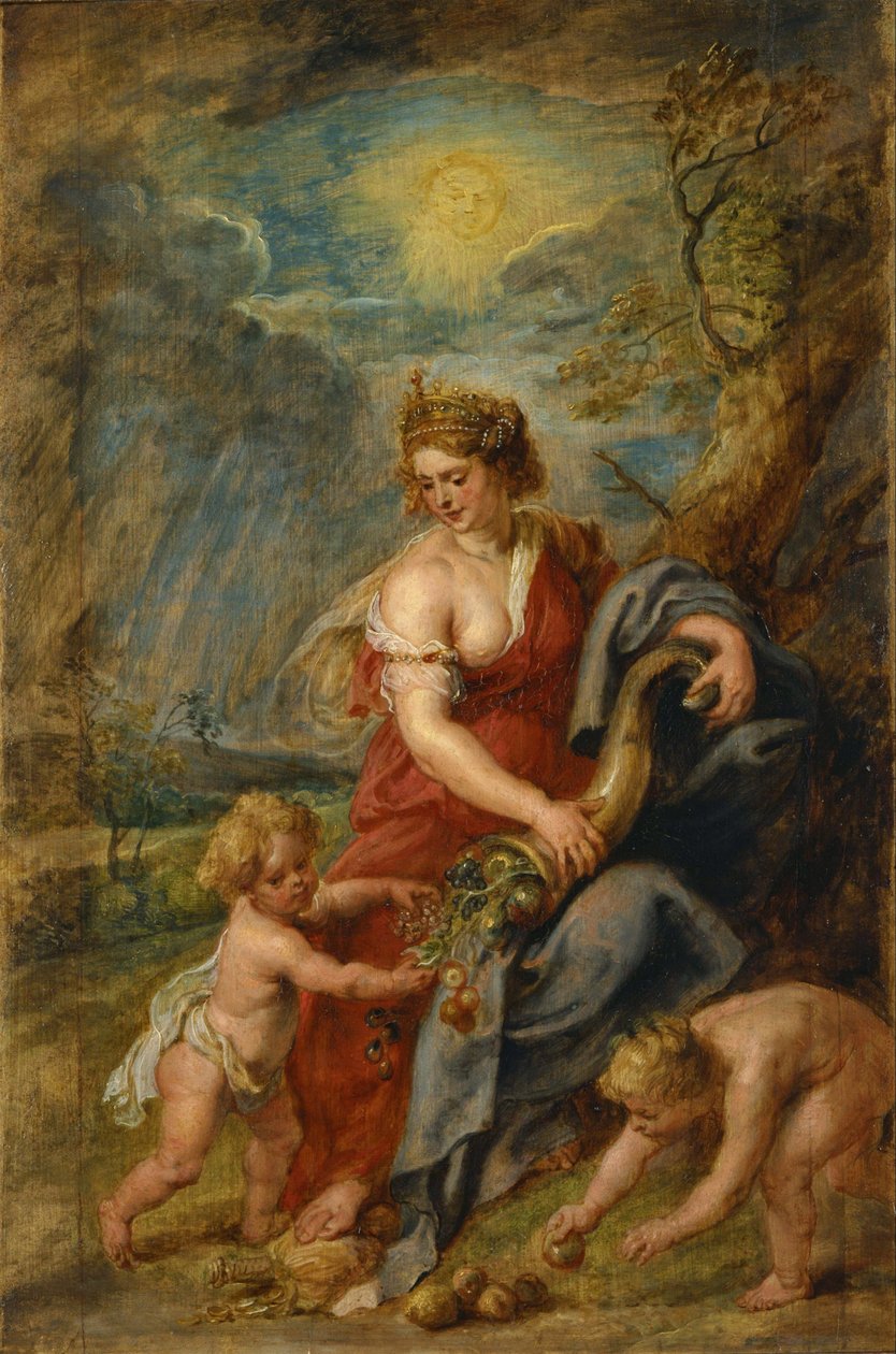 "Abondance" Peinture de Pieter Paul Rubens (1577-1640) vers 1630 东京国立西洋美术馆
日本 作者 彼得·保罗·鲁本斯