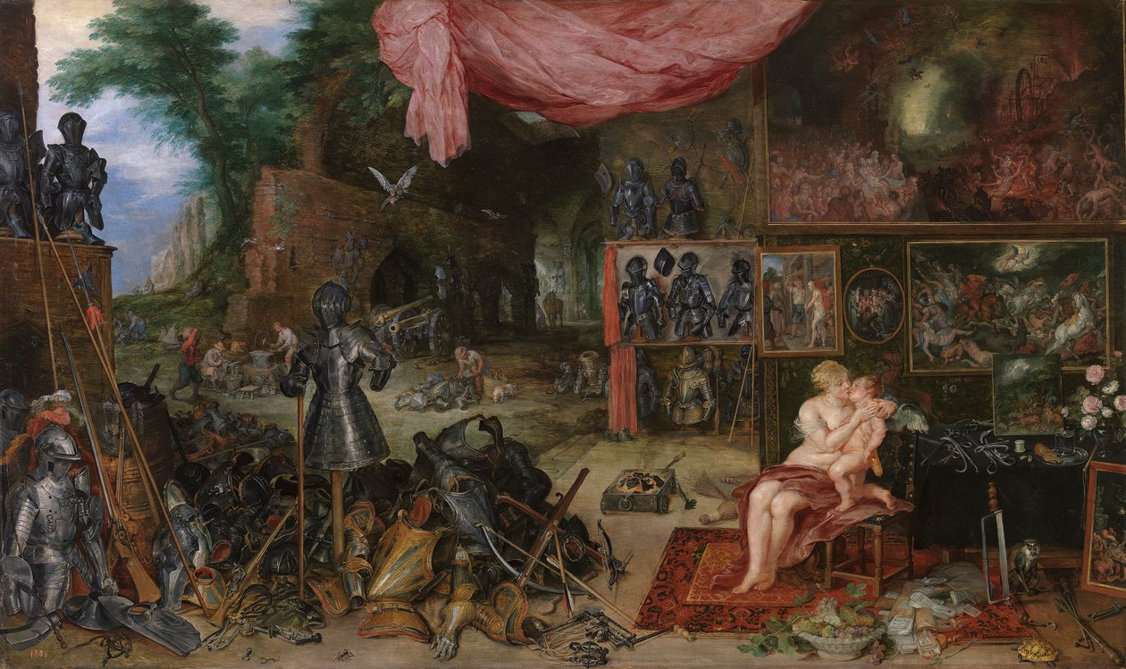 "" Allegorie du touch "" (The Allegory of Touch) Pieter Paul Rubens (1577-1640) 作画，约 1617-1618 年尺寸 64x111 厘米马德里普拉多博物馆 作者 彼得·保罗·鲁本斯