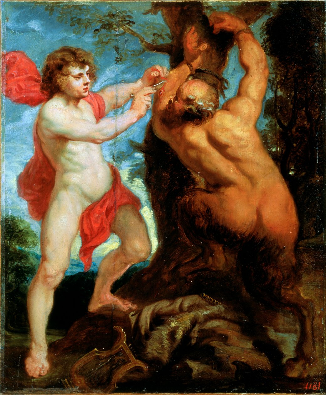 阿波罗（Apollo）和玛雅（Marsyas），十七世纪 作者 彼得·保罗·鲁本斯