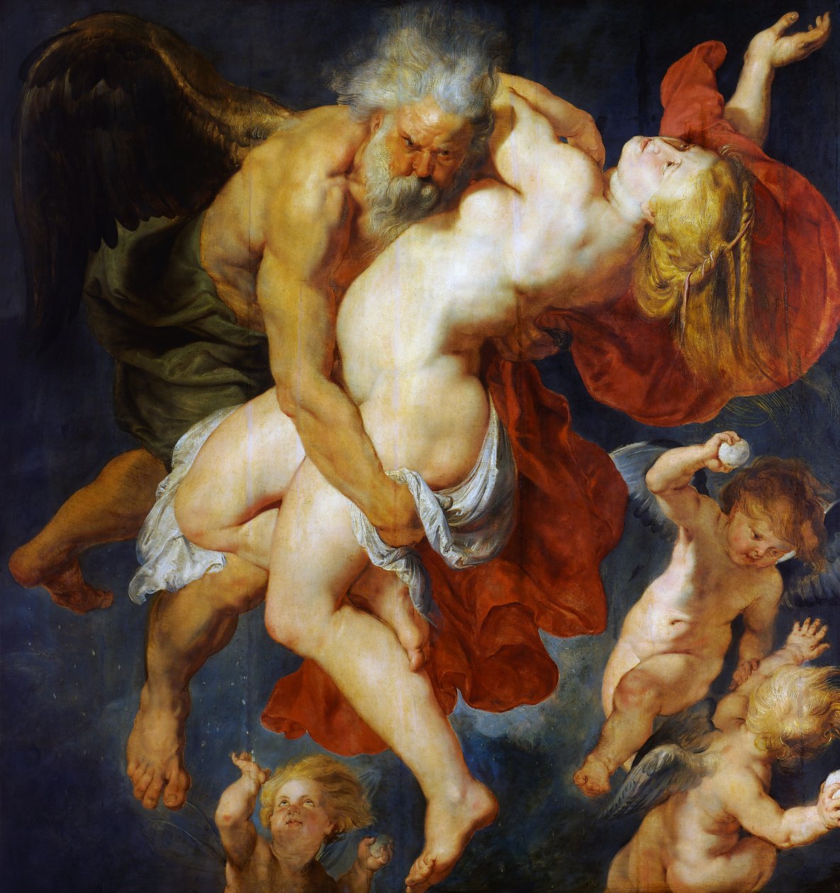 Boreas Abducts Oreithya，c.1620（面板上的油） 作者 彼得·保罗·鲁本斯