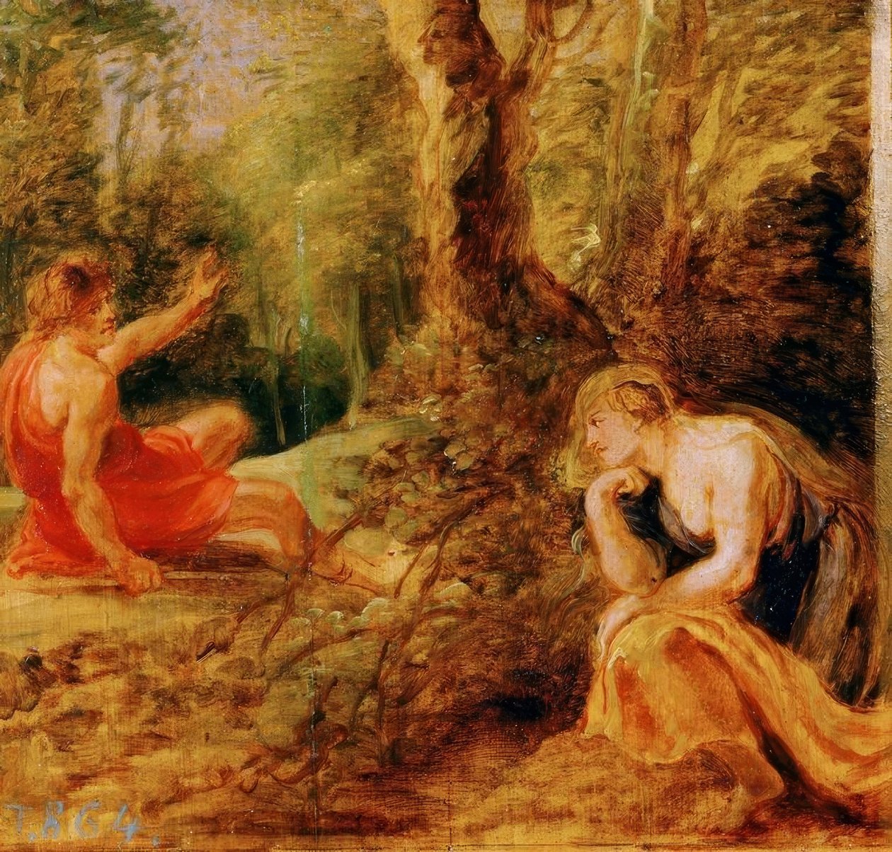 Cephalus和Procris 作者 彼得·保罗·鲁本斯
